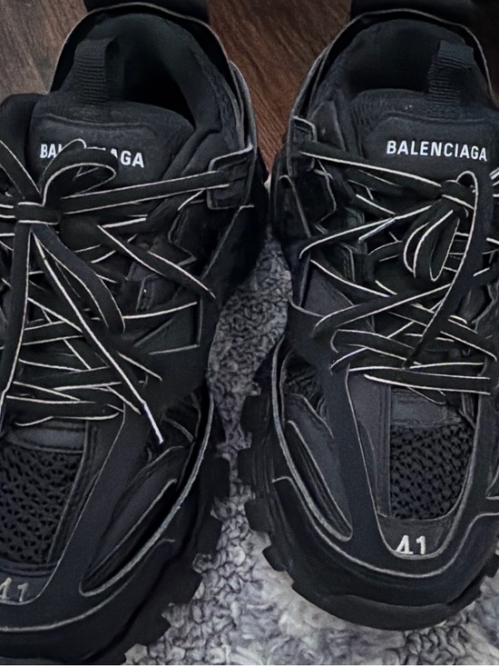 Black Balenciaga Tracks No Led